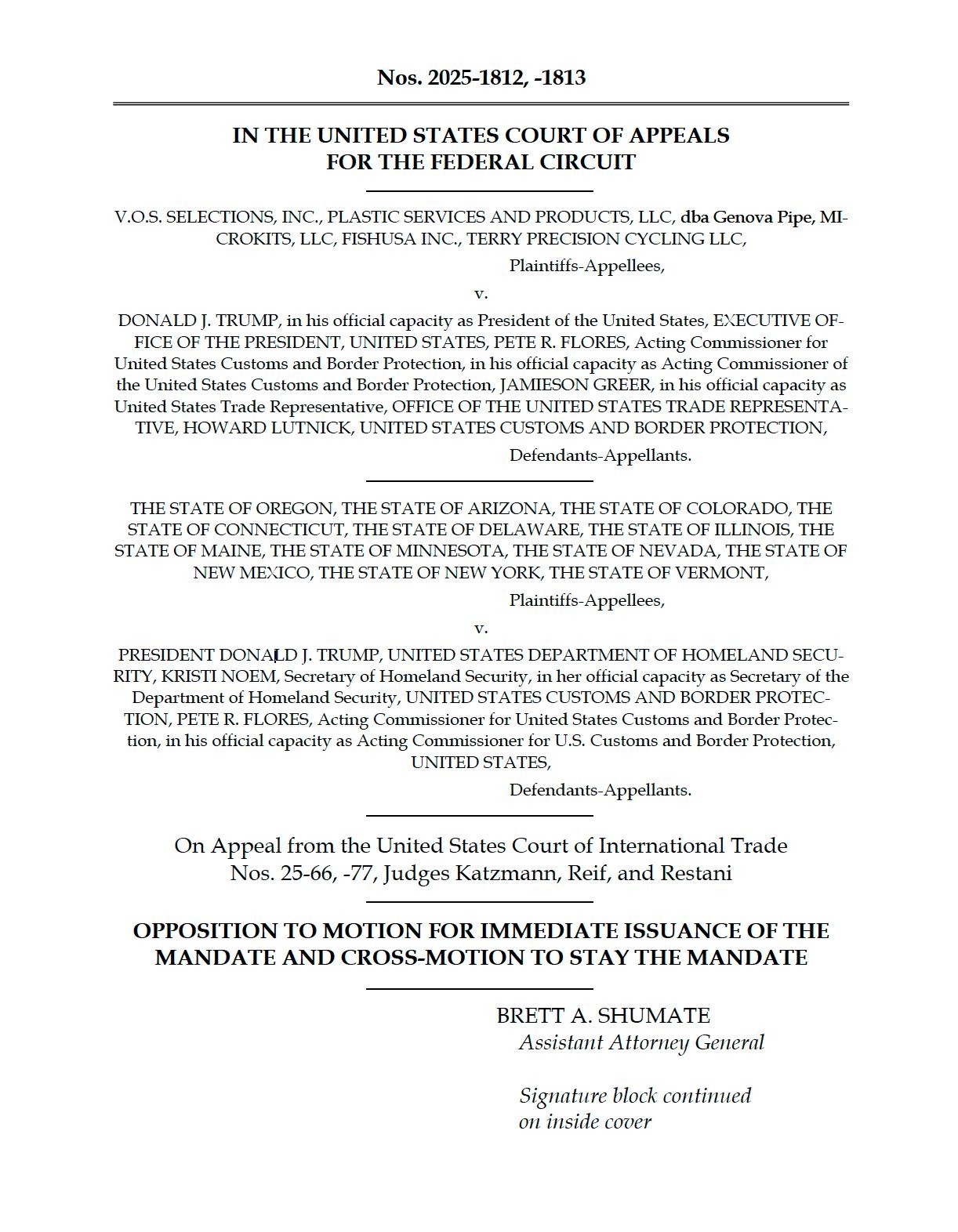 DOJ Motion Signals Strategy of Delay on IEEPA Refunds